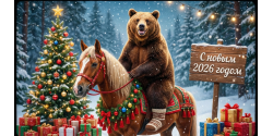 С НОВЫМ 2026 ГОДОМ! С НОВЫМ 2026 ГОДОМ!