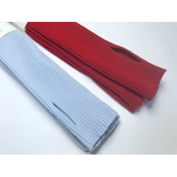 Гольфы шерстяные женские без пятки и носка RuSocks 3BR-3