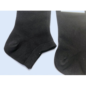 Носки женские DMDBS  короткие хлопковые черные BY-050-1