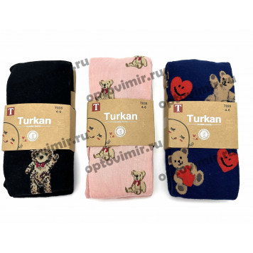 Колготки детские Turkan мишки сердечки Т035