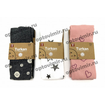 Колготки детские Turkan микс рисунков цветные Т039