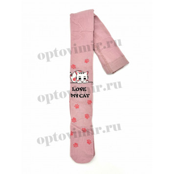 Колготки детские Зувэй в коробке рис. кошки и надписи 3735-1