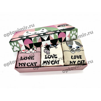 Колготки детские Зувэй в коробке рис. кошки и надписи 3735