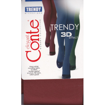 Колготки женские Conte Trendy микрофибра цветные 150D