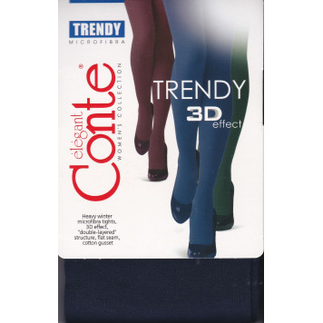 Колготки женские Conte Trendy микрофибра цветные 150D-4