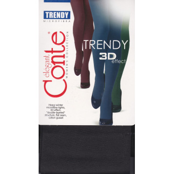 Колготки женские Conte Trendy микрофибра цветные 150D-5
