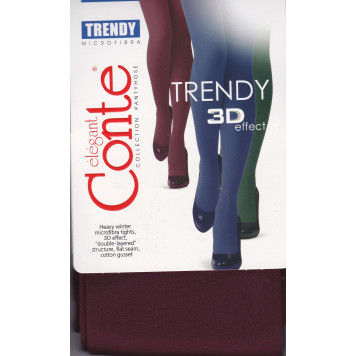 Колготки женские Conte Trendy микрофибра цветные 150D-2