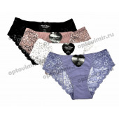 Трусы женские Angel Wings кружевные D350 оптом