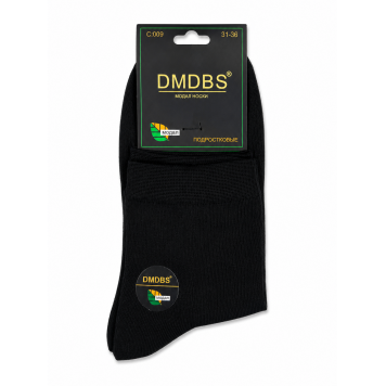 Ноcки подростковые DMDBS С009 черные модал-1