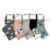 Носки женские Turkan с принтами 62531 оптом