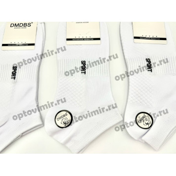 Носки женские Dmdbs короткие спорт белые В2368-1