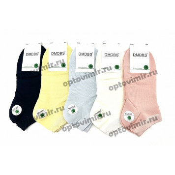 Носки женские Dmdbs короткие бамбук цветные В2332